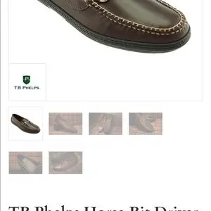 Stunning T.B.Phelps Horse Bit driver loafers in great condition as shown. T.B. Phelps Traditions Mesh Horse Bit Mens Orange Loafers  main image 4